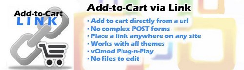 Add to Cart via URL link OpenCart v210.1