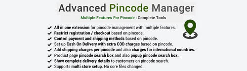 Advanced Postcode Manager: Best Postcode Management Tool OpenCart