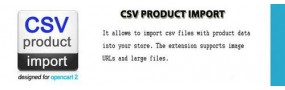 CSV Product Import 