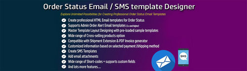 Order Status Email/SMS Template Designer OpenCart