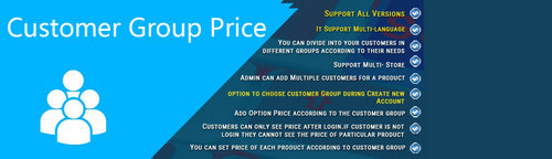 Customer Group Price OpenCart v2