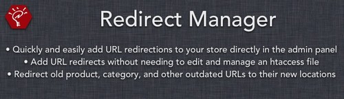Redirect Manager OpenCart