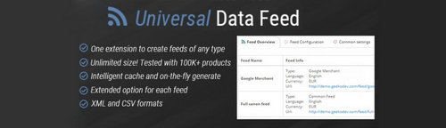 Universal Data Feed OpenCart v2.4.3