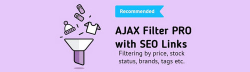 AJAX Filter PRO with SEO Links OpenCart