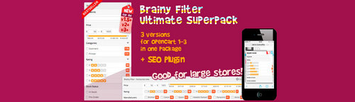 Brainy Filter Ultimate Superpack with SEO Plugin v4.7.3, v5.1.6