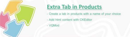 Extra Tab in Products v1.0, v2.0