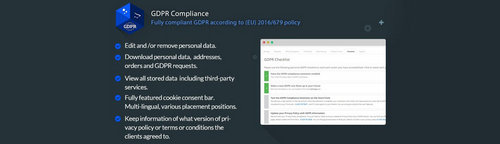 GDPR Compliance for OpenCart Merchants v1.9.7, v2.9.8, v3.9.8 (Nulled)