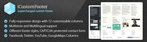 iCustomFooter - Exclusive Powerful Custom Footer v2.0.7, v3.4.3, v4.4.4 (Nulled)