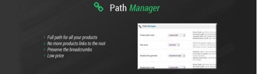Path Manager OpenCart v2.4.0