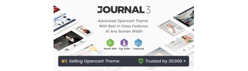 Journal - Advanced Opencart Theme v2.16.8, v3.1.13, v3.2.0-rc.93 (Nulled) with All Demo